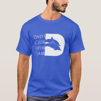 Camiseta del delfín de los hombres, real