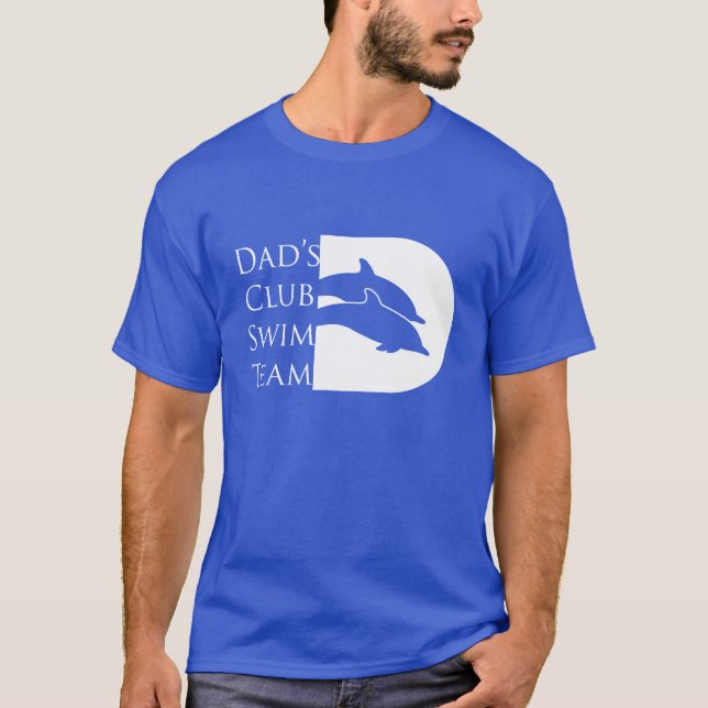 Camiseta del delfín de los hombres, real (Anverso)