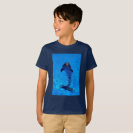 Camiseta del delfín de los niños