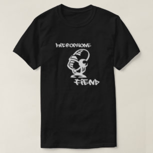 Camiseta del demonio del micrófono
