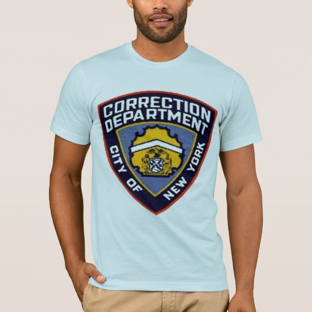 CAMISETA DEL DEPARTAMENTO DE LA CORRECCIÓN DE NYC (Anverso)