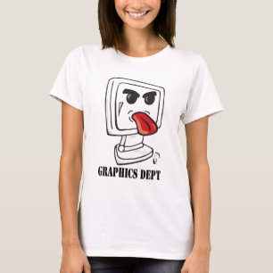 Camiseta del departamento de los gráficos