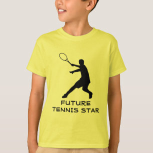 Camiseta del desgaste el   del tenis de los niños