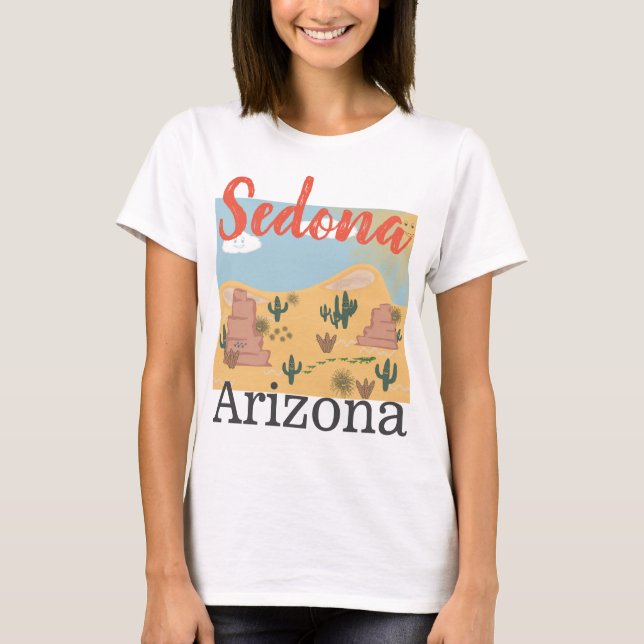Camiseta del desierto de Sedona Arizona (Anverso)