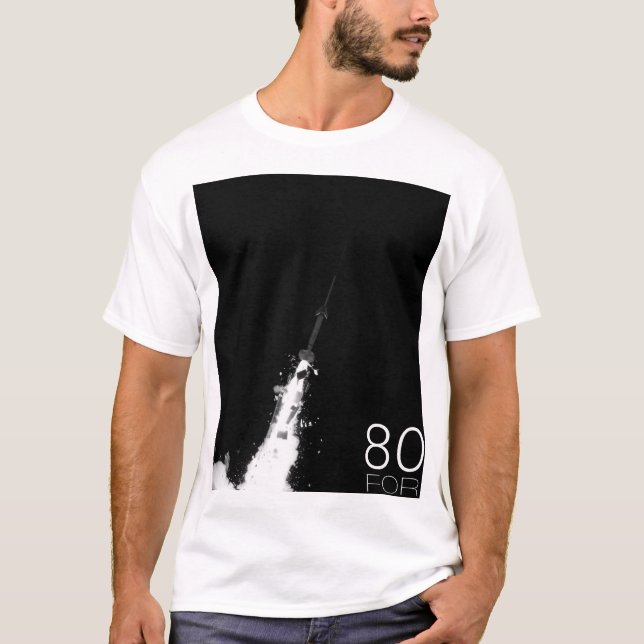 camiseta del despegue 80FOR (Anverso)