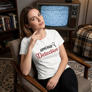 Camiseta del detective de salón True Crime