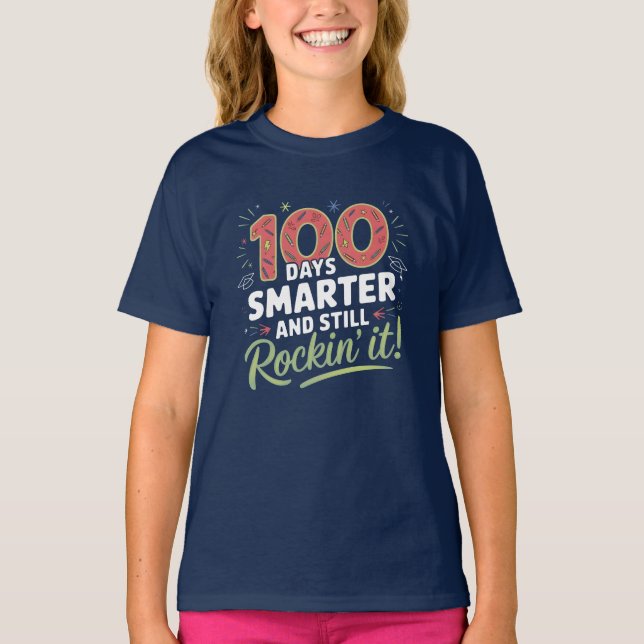 camiseta del día 100 de la escuela (Anverso)