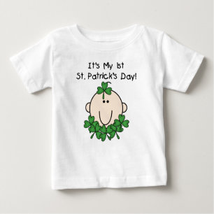 Camiseta del día de 1r St Patrick del bebé del
