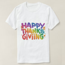 Camiseta del Día de Acción de Gracias de festivida