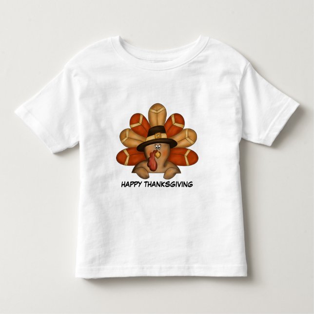 Camiseta del Día de Acción de Gracias, Toddlers (Anverso)