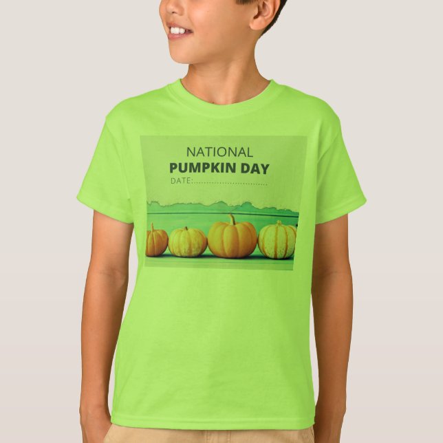 Camiseta del día de calabaza (Anverso)
