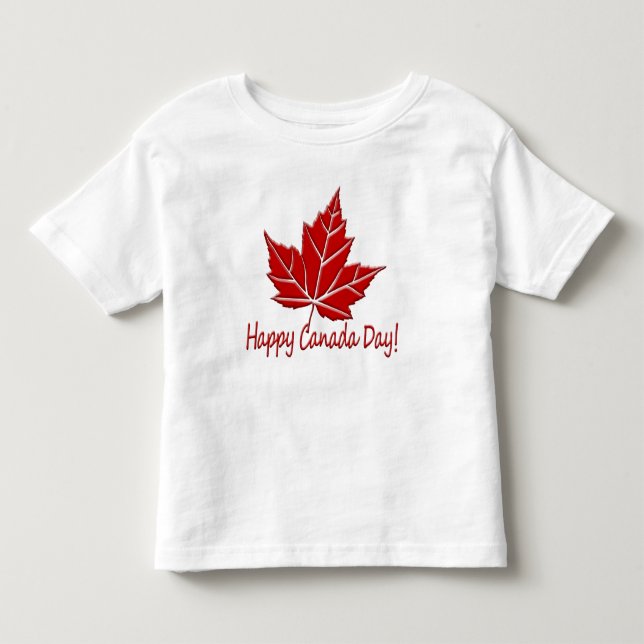 Camiseta del Día de Canadá Feliz Camiseta Baby Can (Anverso)