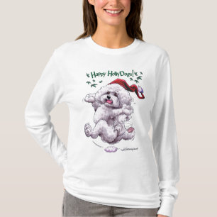 Camiseta del día de fiesta de Bichon Frise