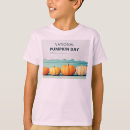 Camiseta del día de la calabaza