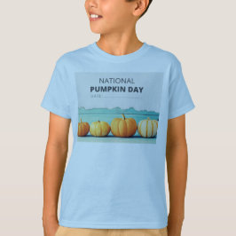 Camiseta del día de la calabaza