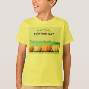 Camiseta del día de la calabaza