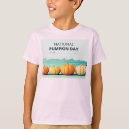 Camiseta del día de la calabaza