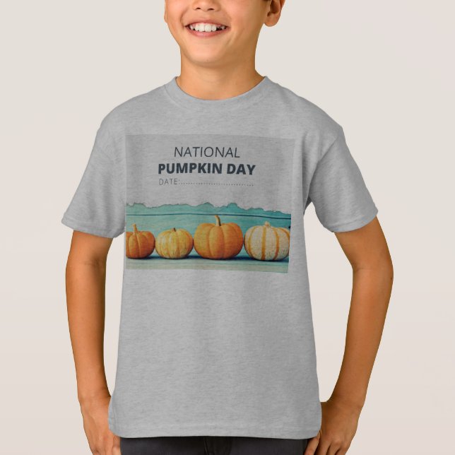 Camiseta del día de la calabaza (Anverso)