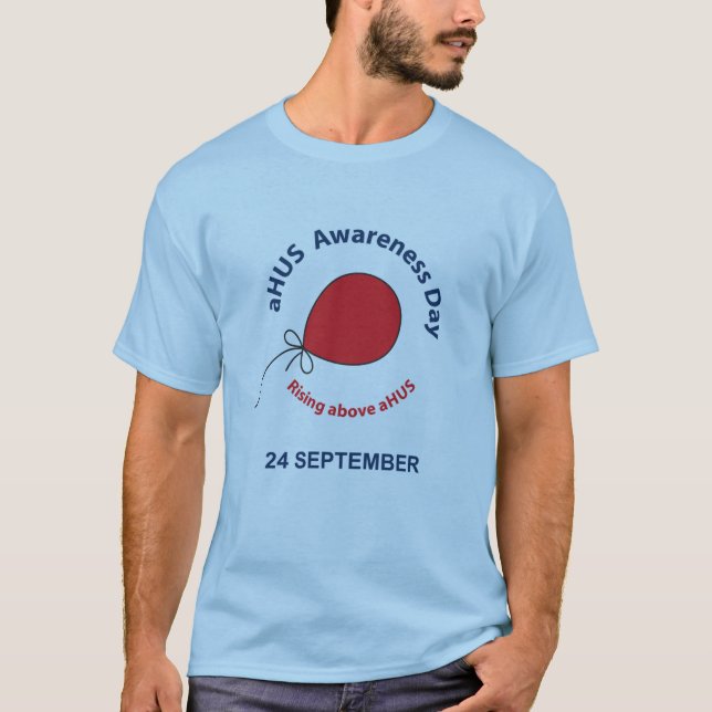 camiseta del día de la conciencia del aHUS (para (Anverso)