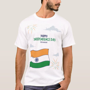 Camiseta del Día de la Independencia de los hombre