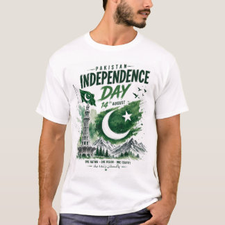Camiseta del Día de la Independencia de Pakistán
