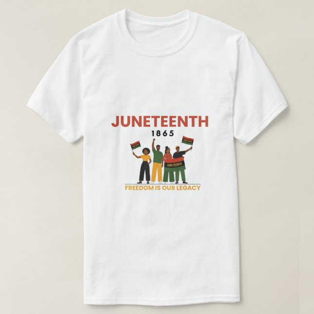 Camiseta del Día de la Libertad Juneteenth | Afroa (Diseño del anverso)
