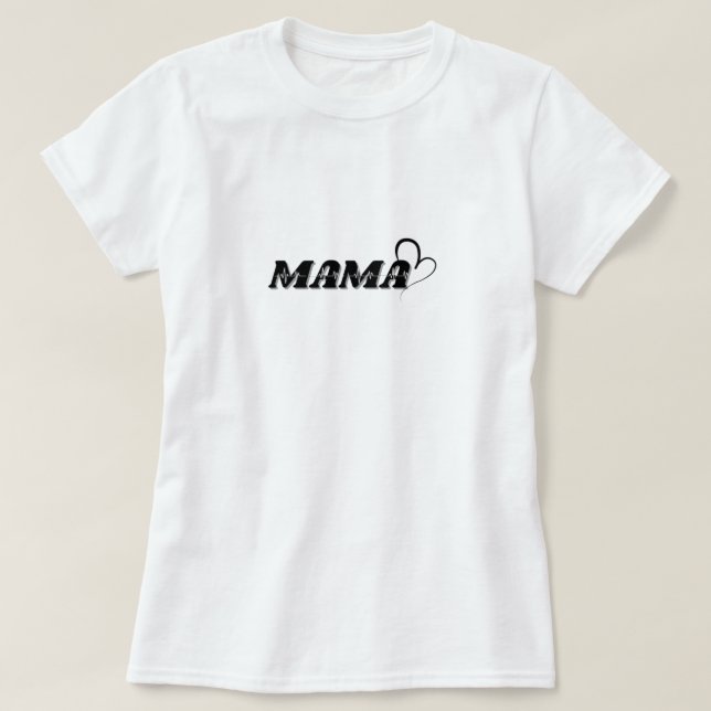 Camiseta del Día de la Madre (Diseño del anverso)