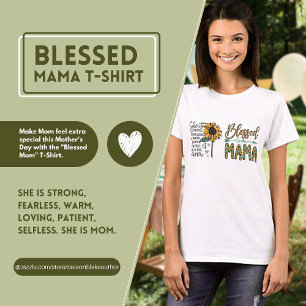 Camiseta del Día de la Madre "Mamá Bendita"
