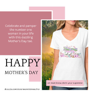 Camiseta del Día de la Madre Sparkly Mama