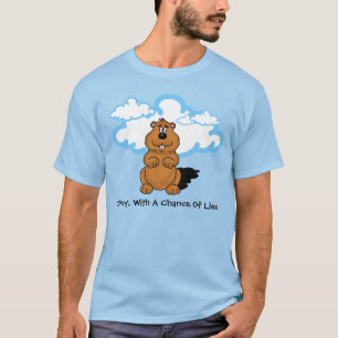 Camiseta del Día de la Nublada Groundhog