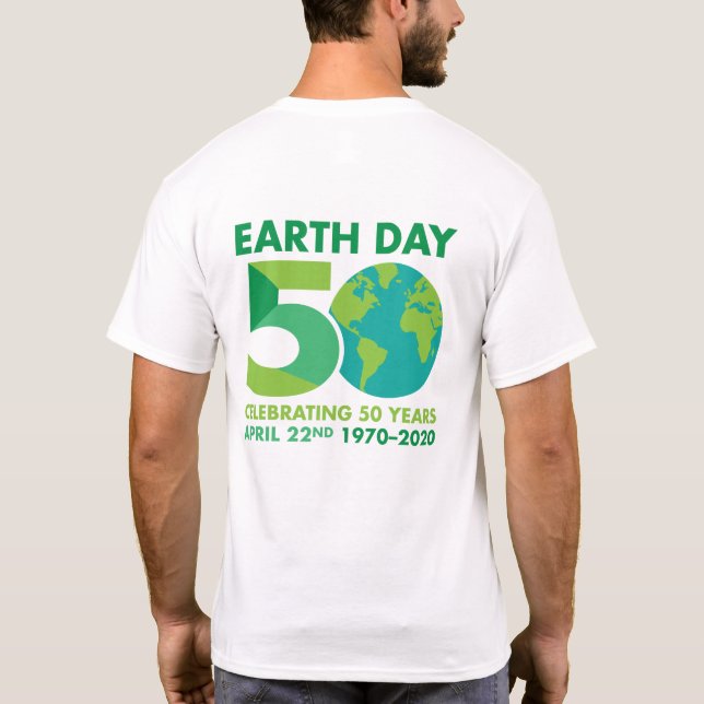 Camiseta del Día de la Tierra, 50° aniversario, 19 (Reverso)