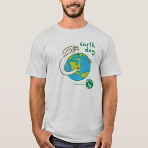 Camiseta del Día de la Tierra de la pereza