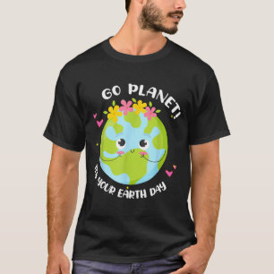 Camiseta del Día de la Tierra Es Tu Planeta Niña I
