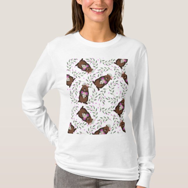 Camiseta del Día de las Damas de Groundhog (Anverso)