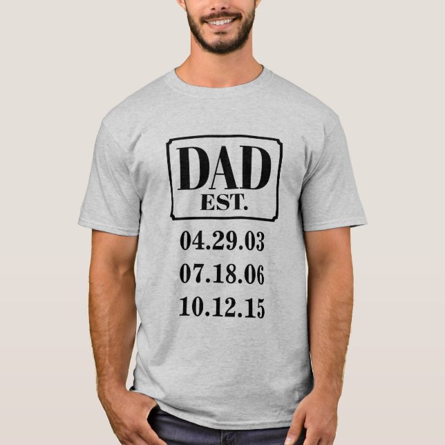 CAMISETA DEL DÍA DE PADRE (Anverso)