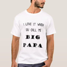 Camiseta del día de padre "cuando usted me llama