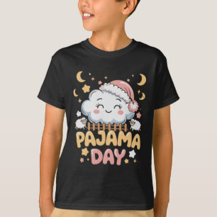 Camiseta del día de pijama de maestro, divertida n