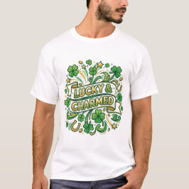 Camiseta del Día de San Patricio Afortunado y Embr