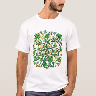 Camiseta del Día de San Patricio Afortunado y Embr