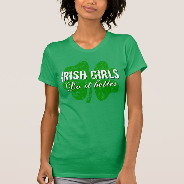 Camiseta del Día de San Patricio | chicas irlandes (Anverso)