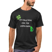 Camiseta del Día de San Patricio con cerveza verde