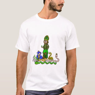 Camiseta del Día de San Patricio con serpientes