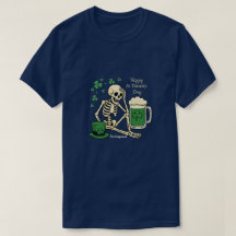 Camiseta del Día de San Patricio de Cerveza de Esq