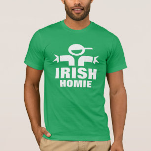 camiseta del día de San Patricio dice Irish homie