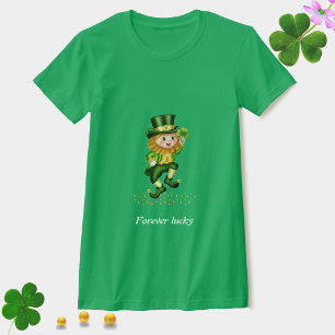 Camiseta del Día de San Patricio Gnomos Verdes Sie