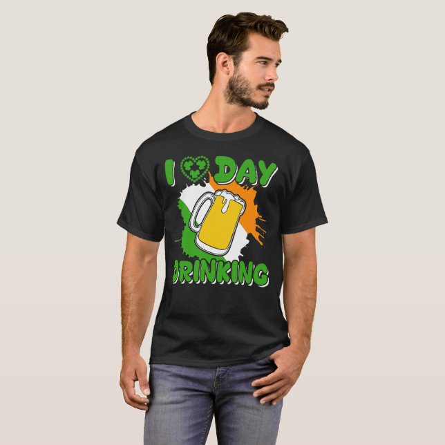 Camiseta del Día de San Patricio para hombres dive (Anverso completo)