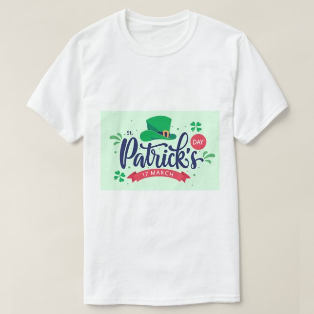 Camiseta del Día de San Patricio - Sombrero de Lep (Diseño del anverso)