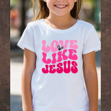 Camiseta del Día de San Valentín Ama Como Jesús