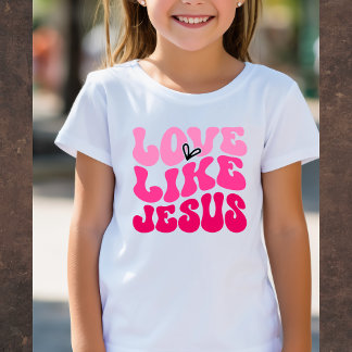 Camiseta del Día de San Valentín Ama Como Jesús