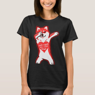 Camiseta del Día de San Valentín del Meme de Doge 